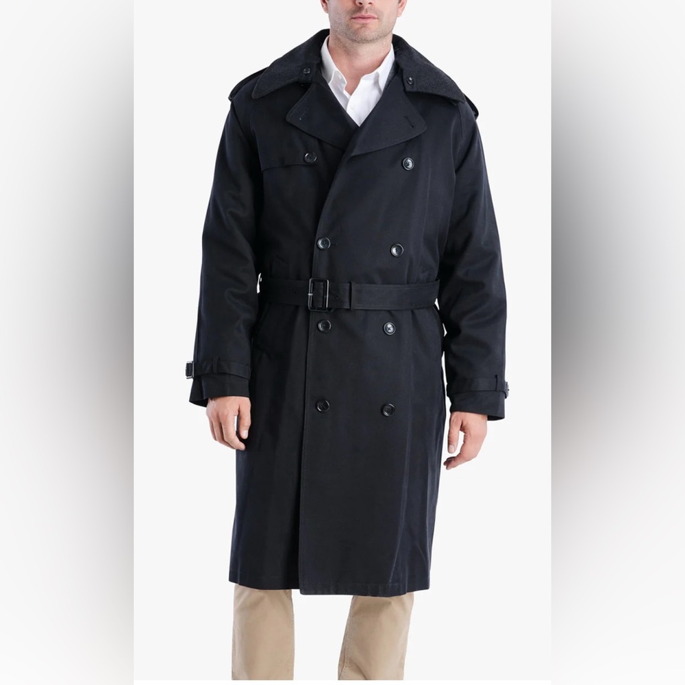 NWT-London Fog CLASSIC DOUBLE BREASTED TRENCH COAT
